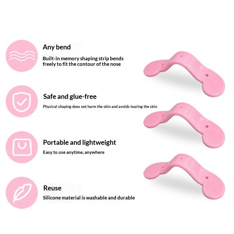 1Pcs Adjustable Cuttable Reusable Nose Lift Strips Nose Shaping Sticker For Nose Reshaping Contouring Skin Care
