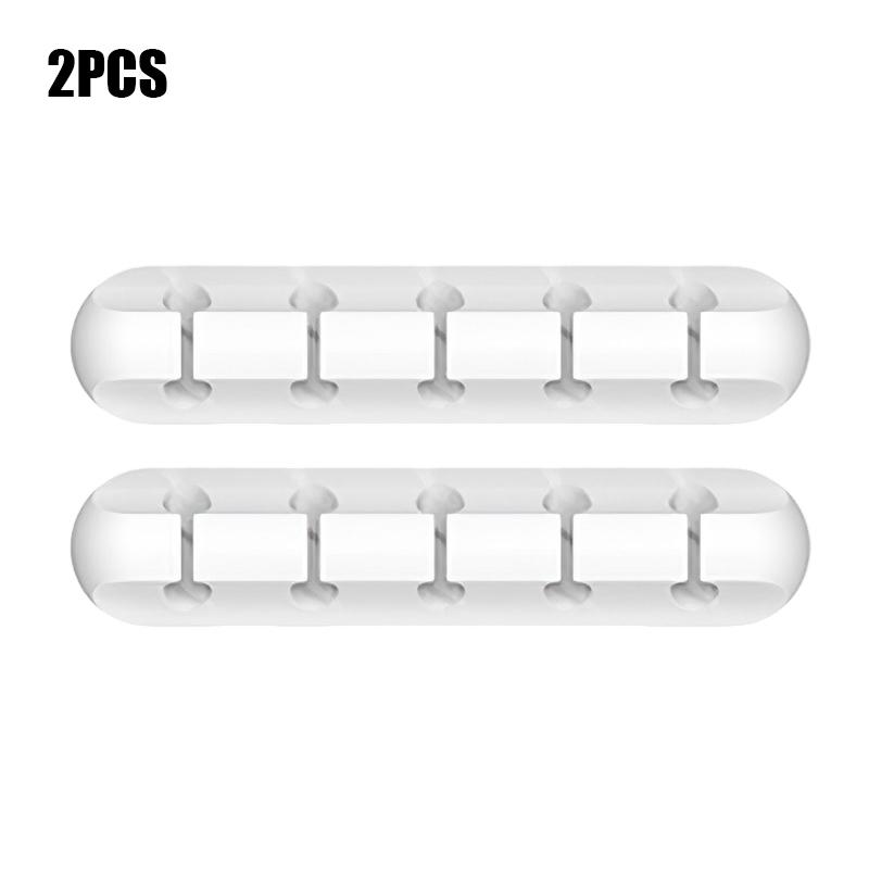 Cable Organizer Silicone Cable Clip Mobile Phone Data Cable Management Cable Winder Desktop Organizer Suitable for Home Office