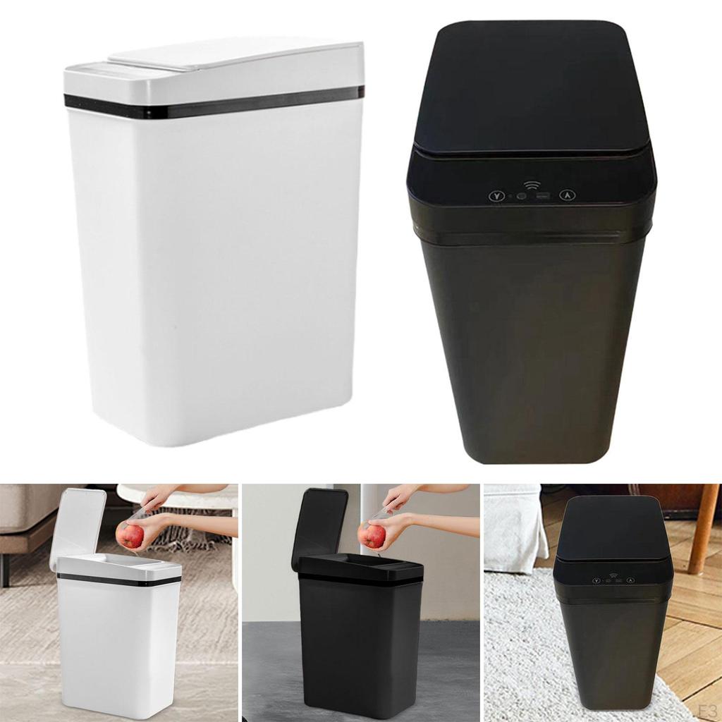 Automatická popelnice Koupelna Smart Trash 15L Vodotěsná Prostorově úsporná Bezdotyková pro