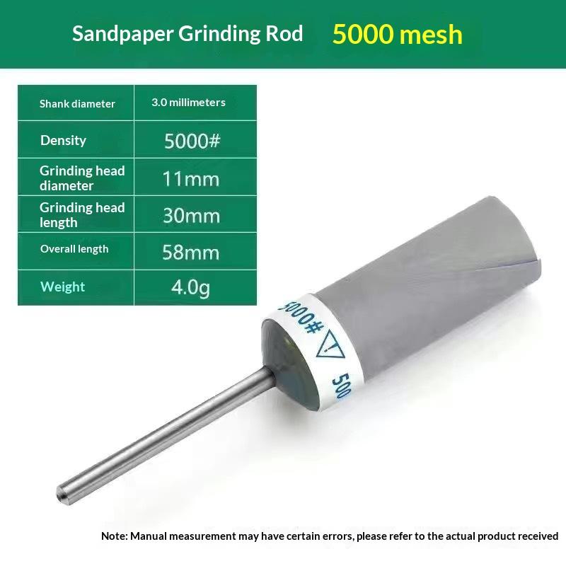 Wet Dry Sandpaper Grinding Sticks Assorted Grit Polishing Tools for Wood Carving Plastic Grinding Model Making Hobby Projects