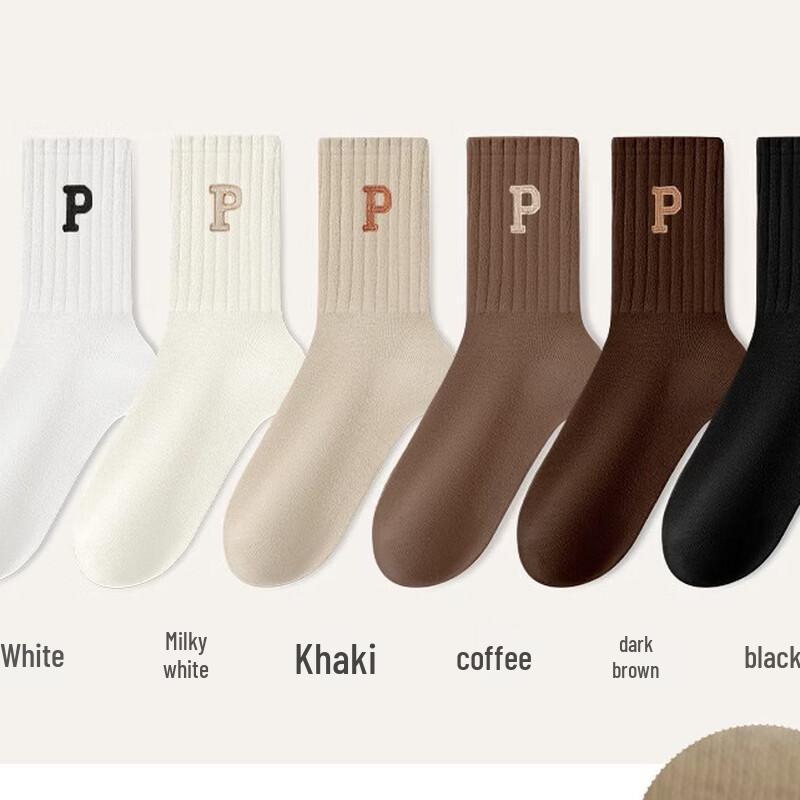 Yalu Women s Mid-Calf Cotton Socks 10 Pairs