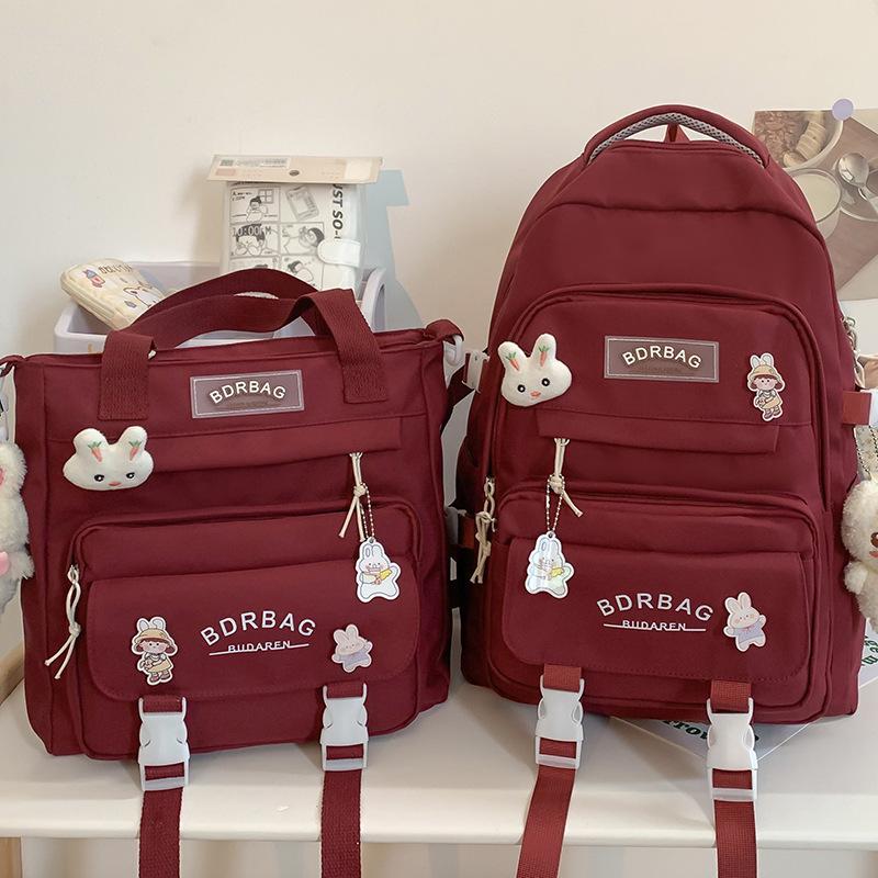 Children's Primary School Students' High Value Two Piece Backpacks for Girls' Junior High School Students' Backpacks