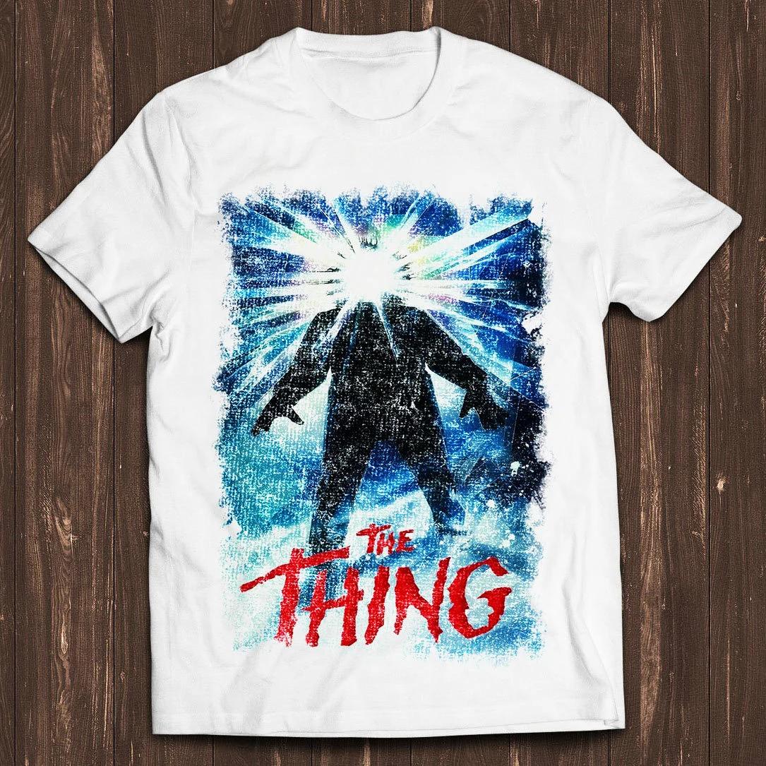 

The Thing Horror Movie Film Funny Gamer Meme Music Gift Tee T Shirt Summer Unisexs and Womens Breathable Tshirt Top 2XL