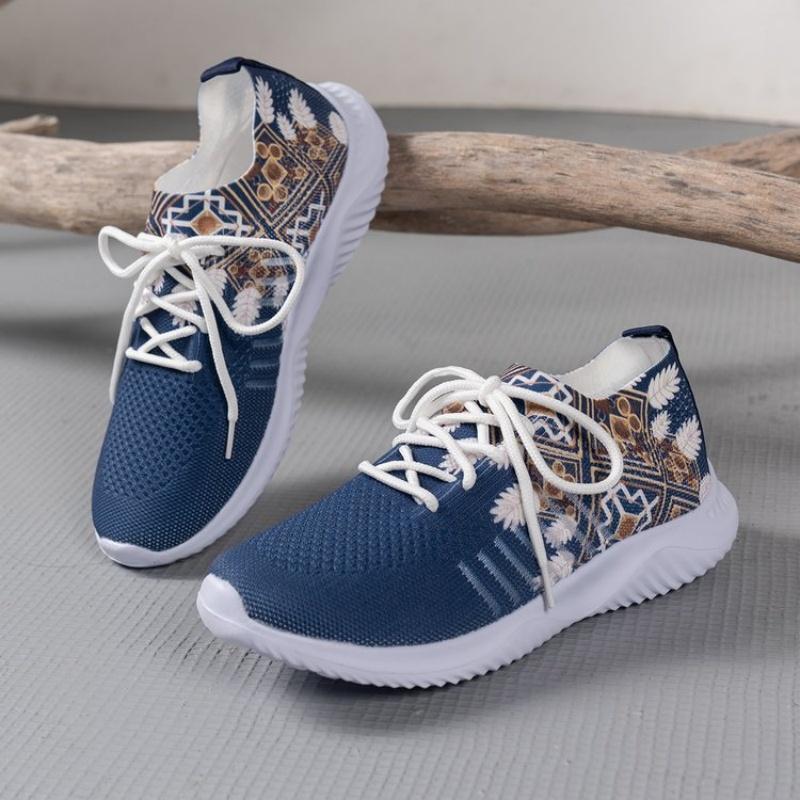 Fashion autumn new fashion large size casual single shoes female 2025 autumn new national style breathable thin single shoes female