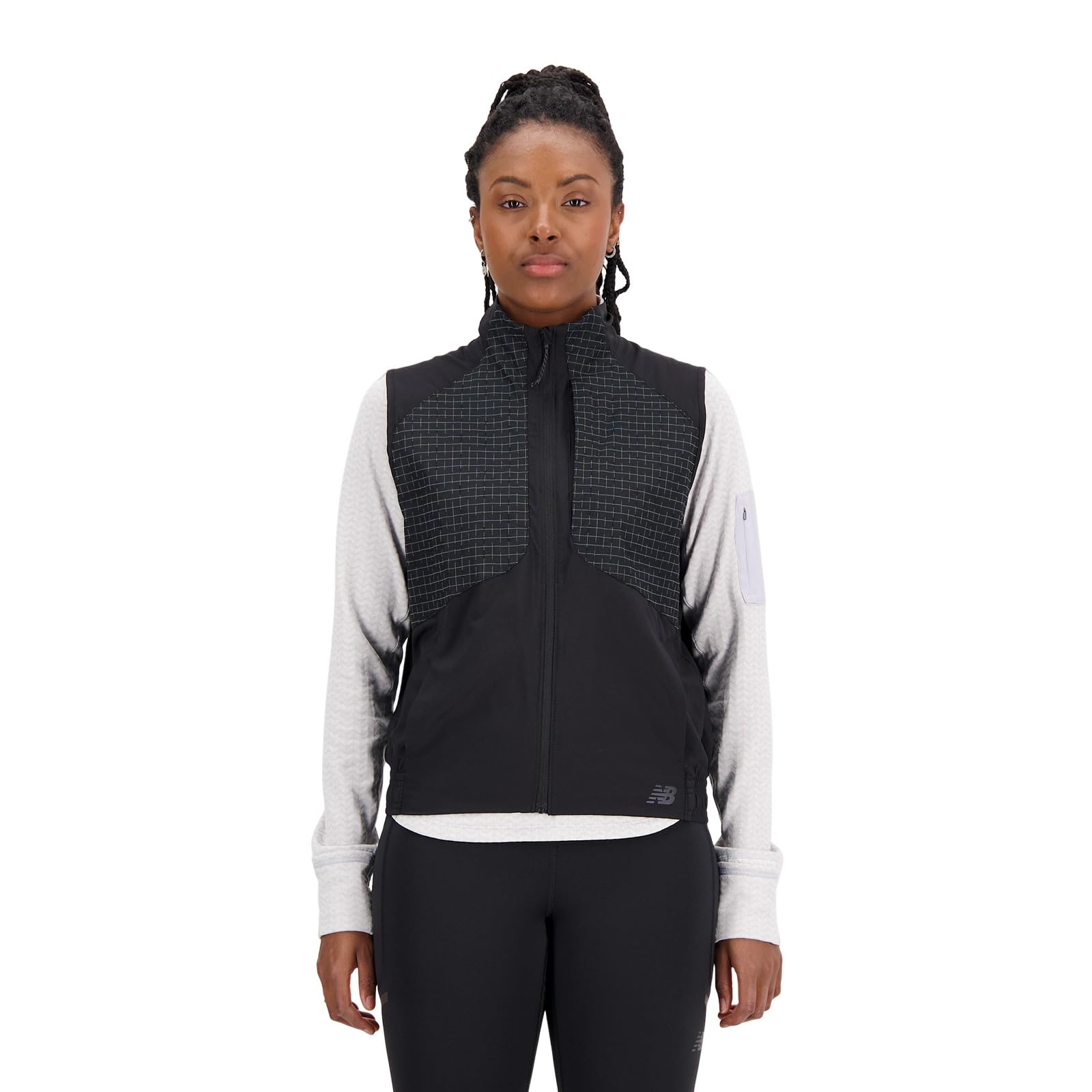 

Vest Impact Luminous Packable Vest WV33267 BK S [New Balance] Women s (Black)