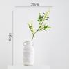 Retro Keramikvase für Wohnzimmer oder Schreibtisch Blumenarrangement