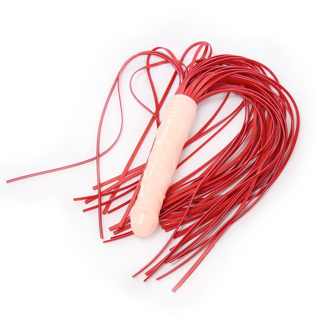 VaHppy Whip Handle Is Dildo 62cm 160g Adult SM Toys With Penis Dual Purpose Fringe Ponytail Conditioning Spanking Couple Flirting
