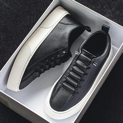 White Sneakers for Men  Casual Lace Up Round Toe Flat Mens Running Sport Shoes Zapatillas Deportivas Hombre 2024