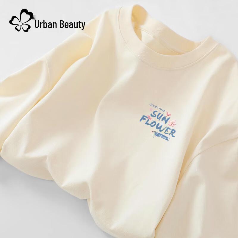 Dushi Liren Women's Pure Cotton Loose-Fit Long-Sleeve T-Shirt