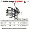 High-quality Spinning Reel  Large-scale Long-distance Casting Reel Full Metal  4.8:1 High Speed Ratio  Winding, Large Capacity  Sea Fishing Reel