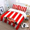 Red-and-white stripes, Sunderland AFC. Bedding sets Duvet cover sets Duvet covers Pillowcases(1*Duvet Cover 2*Pillowcases without duvet insert)