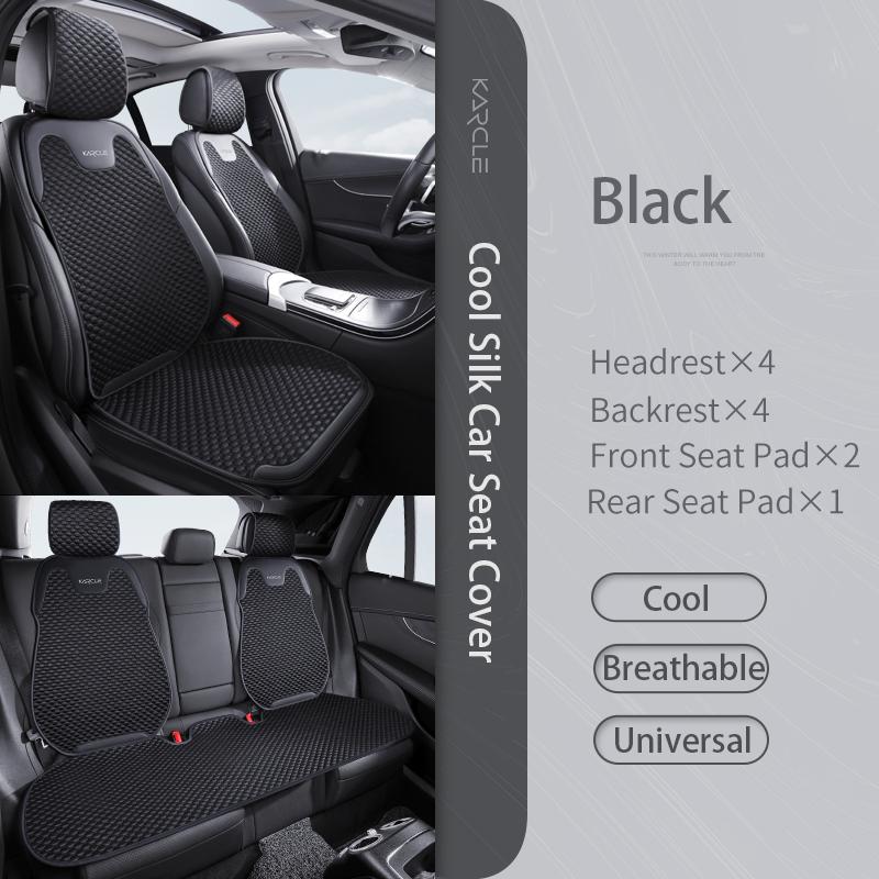 Universal Breathable Car Seat Covers Durable Car Seat Covers Full Set Sweat Absorption Auto Seat Cushion Pad Car Accessories