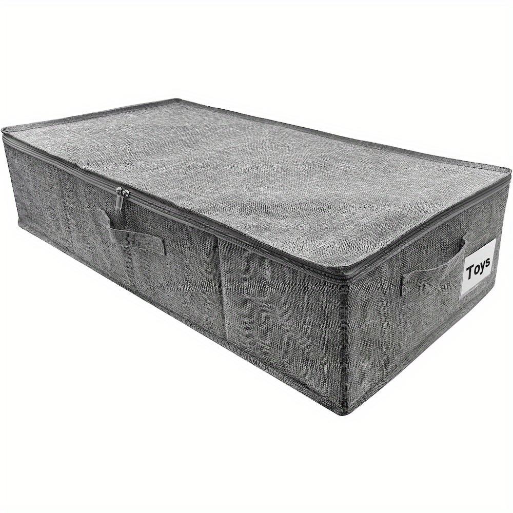

1 шт. Сумки для хранения под кроватью, Складной контейнер для хранения под кроватью для организации одежды, одеял, подушек серый