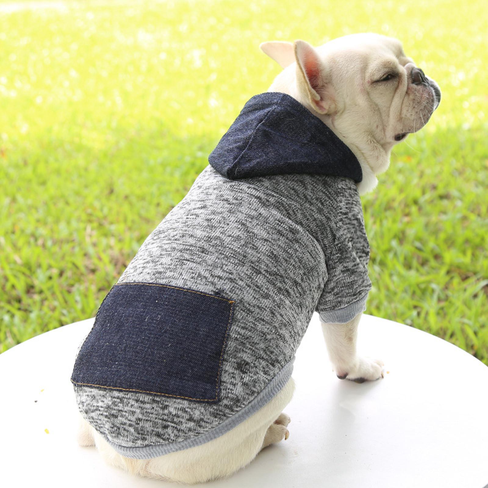 

Hooded Winter Dog Sweatshirt Blouse For Small Medium Dog L