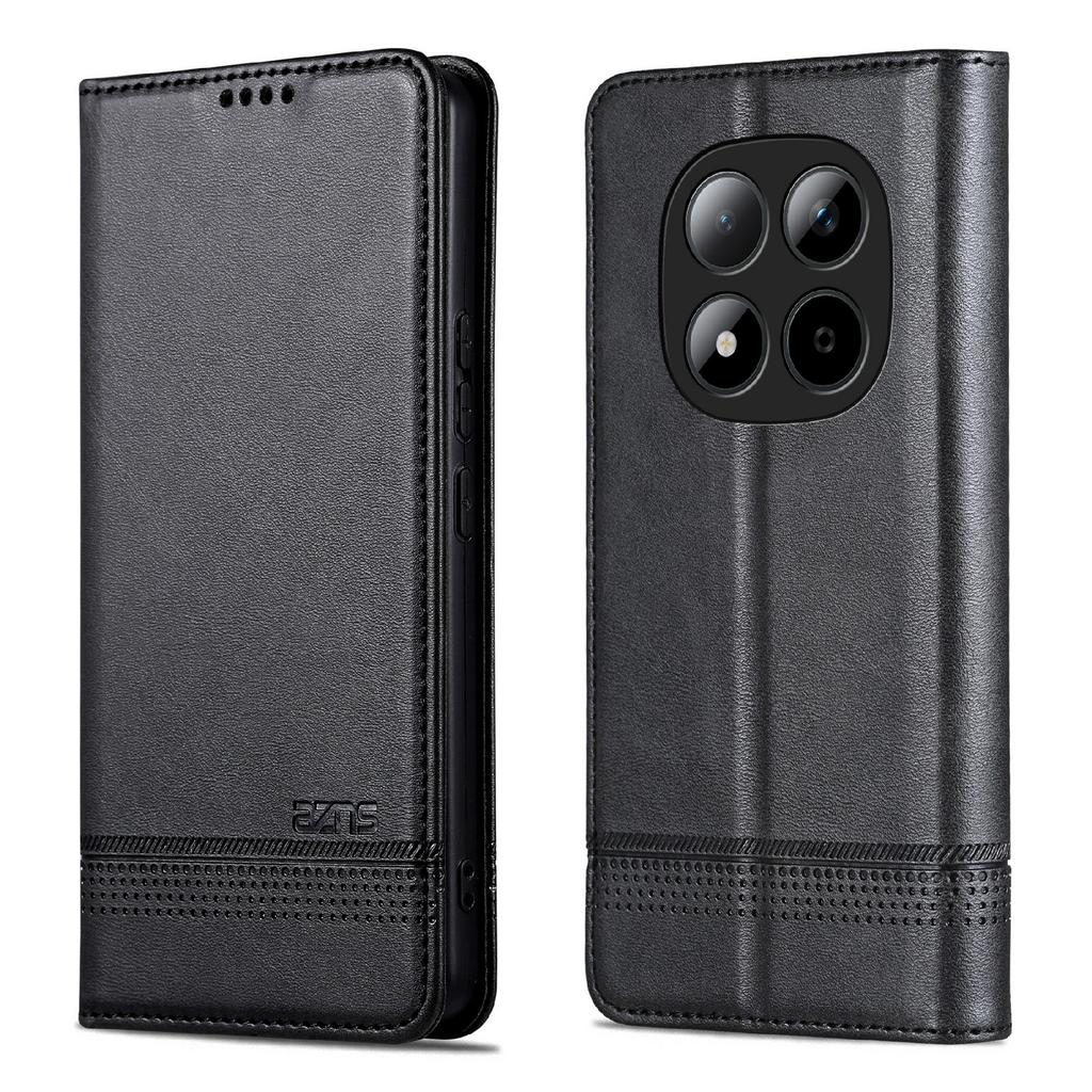 AZNS For Xiaomi Redmi Note 15 Pro 5G (Global) Case Cowhide Texture PU Leather Wallet Phone Cover