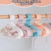 30Pcs Portable Kids Clothing Hangers Plastic Material Closet Organizer Baby Clothes Racks  Home