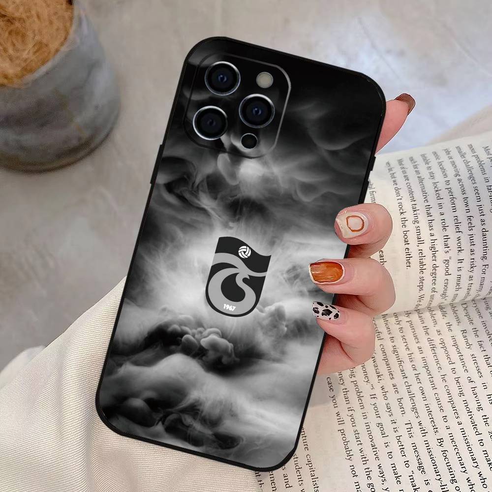 

Trabzonspor Phone Case For iPhone 17, 16,15,14,13,12,11 Plus,Pro Max, Others Soft Black Cover iPhone15Pro
