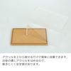 Jeantopia Acrylic Case for Figures and Miniatures, Protective Storage and Display with Wooden Base (Large)