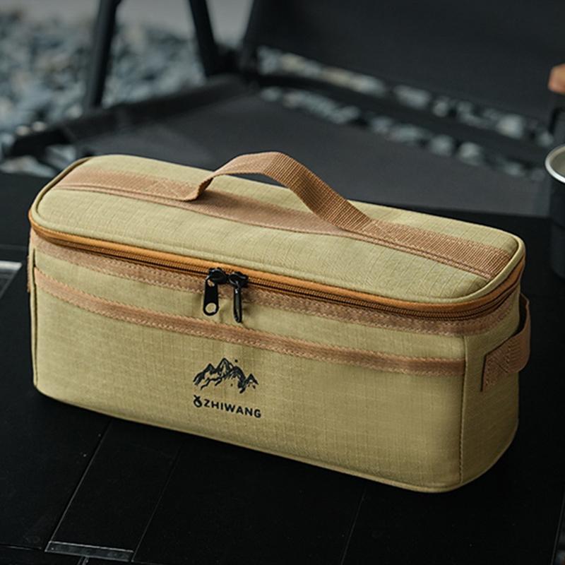 Outdoor Camping Tableware Storage Bag Large Capacity Cutlery Pouch Multi-Functional Portable Picnic Bags Waterproof Handbag