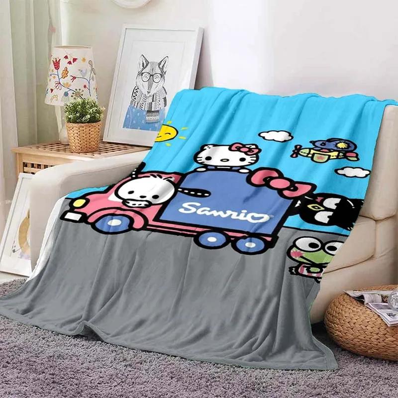 3D Printed Big -eyed Frog Card Kero Kero Keroppi Blanket Living Room Bedroom Sofa Cover Blanket Children's Nap Sleeping Blanket