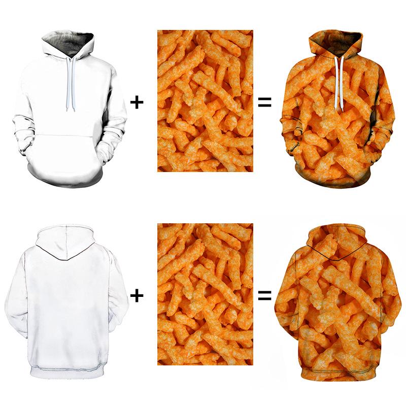 3D Sci-Fi Stil Tiger Löwe Hoodie: Trendige Europäische/Amerikanische Marke