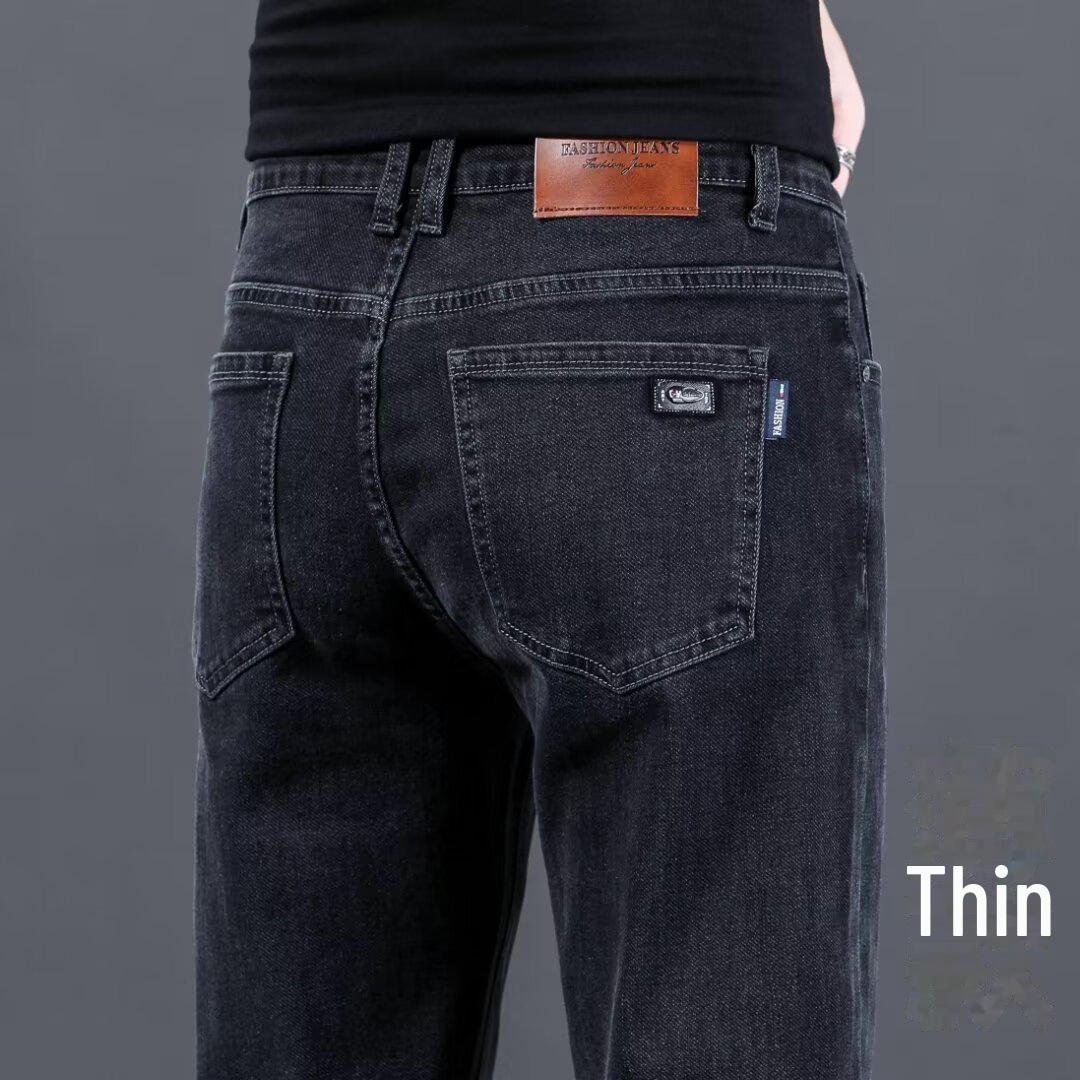 

Мужские облегающие узкие джинсы корейского стиля в стиле casual, летние, тонкие 33