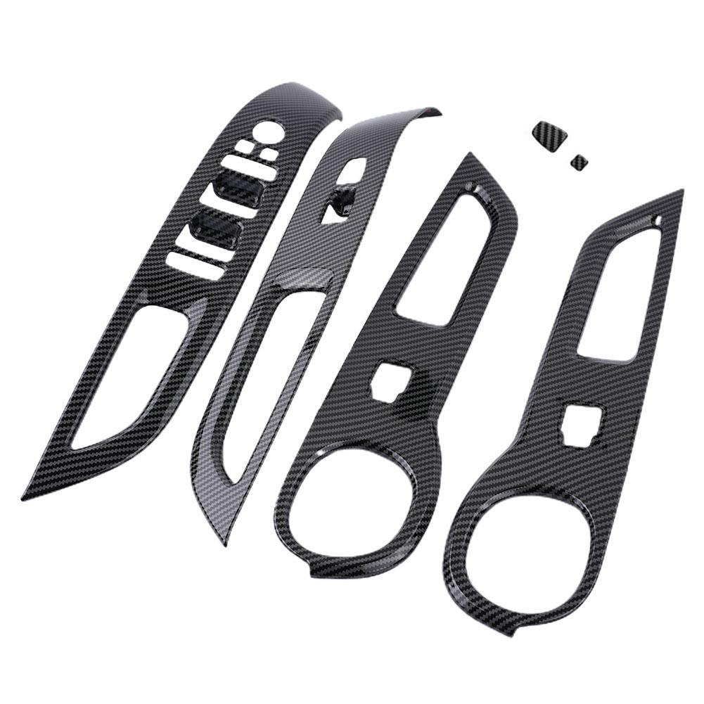 Fashionable ABS Panel Switch Trim Cover  Easy to Install  Scratch Prevention  Suitable for Hyundai Santa Cruz 2022 Set of 6