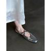 Fashion Summer 2025 New Silver Women's Wrapped Heel Sandals