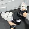 Neue Mode Blaue Herren Sommer Sandalen Trendiges Design Jelly Plateau Sandalen Herren Outdoor Bequeme Rutschfeste Strandsandalen Frau