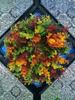 1Pc Fake Wreath Artificial Front Door Wreath Plastic Fake Flower Eucalyptus Wreath for Indoor and Outdoor Home Halloween In Autumn Door Decoration