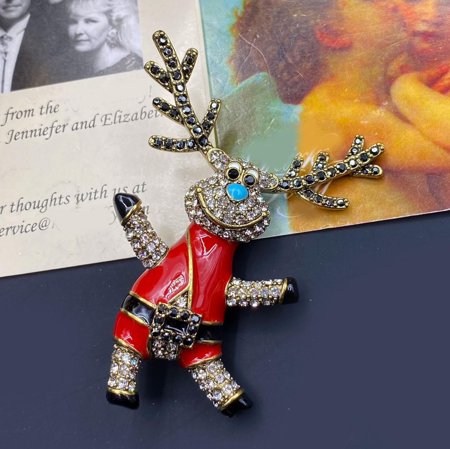 

Женская Мужская Мода Классическая Полностью Кристальная Брошь-Булавка Тяжелой Промышленности Средний Дизайн Стразы Классические Дворцовые Значки Ювелирные Изделия