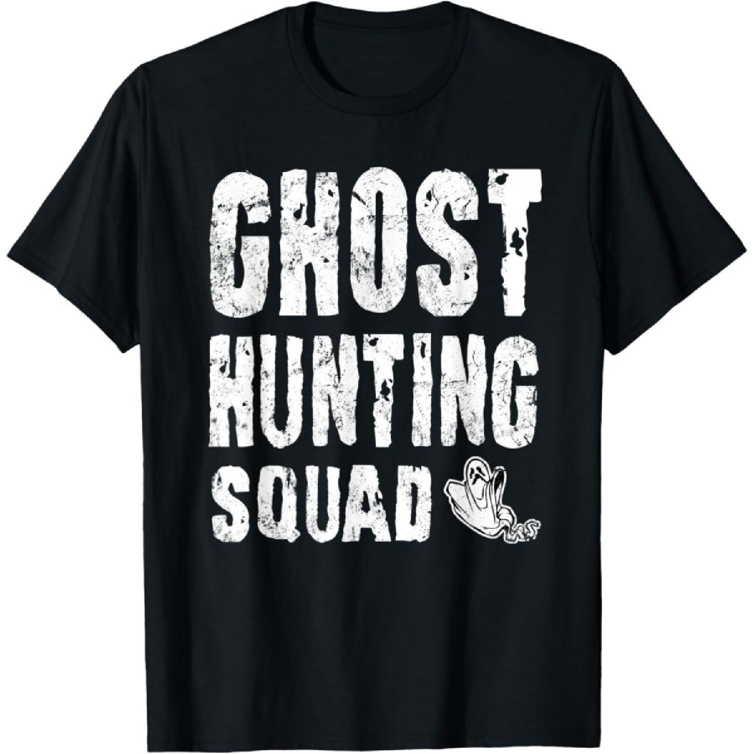 Ghost Hunting Squad Halloween Costume T-Shirt S