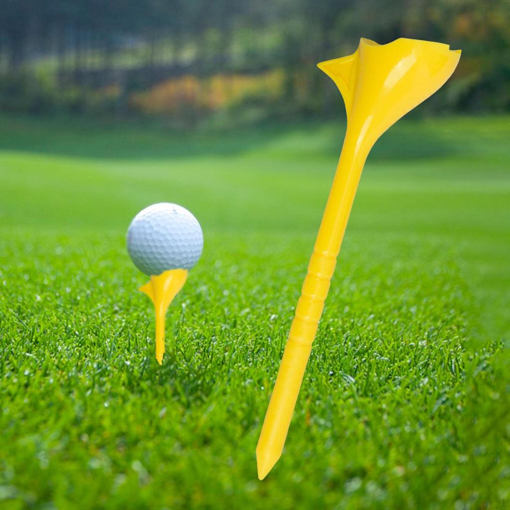 10 Degree Golf Ball Tees 83mm Holder Golfing for Backyard Driving Range