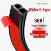 Universal Car Door Gap Sealing Strip for Soundproofing and Noise Reduction