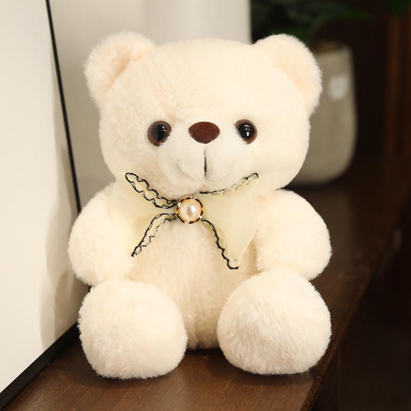 Small Color Sitting Teddy Bear Doll Plush Toy Bear Hug Bear Doll Children Soothing Doll