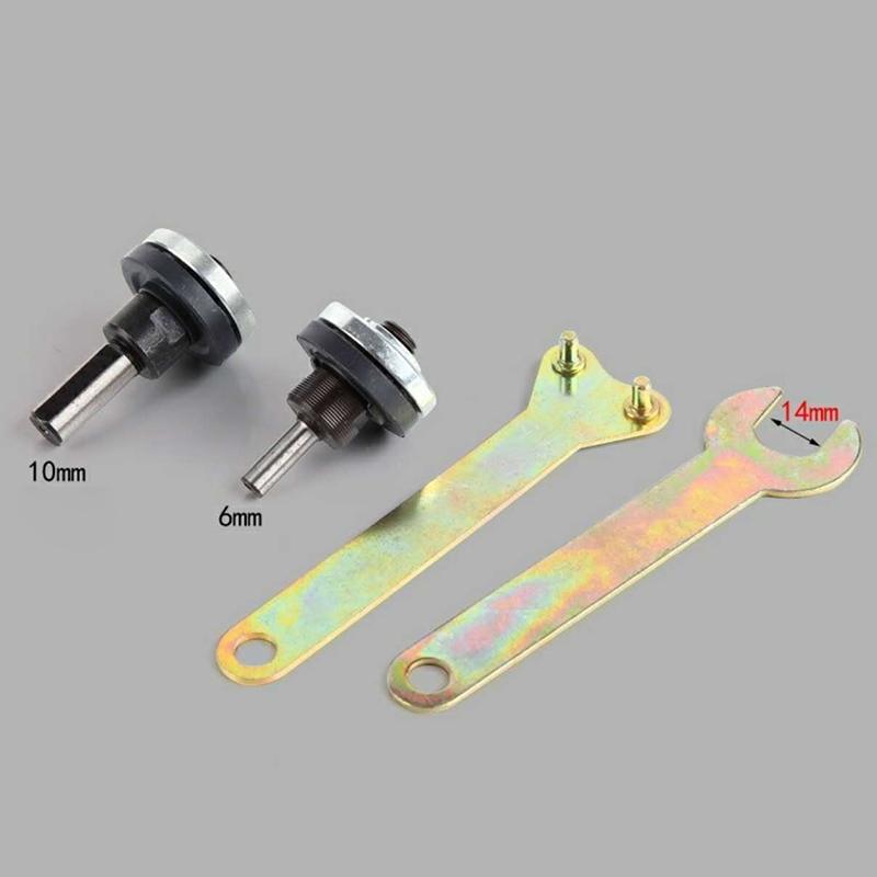5 Stück 10 mm Elektrobohrer Umwandlung Winkelschleifer Pleuelstange für Trennscheibe Polierscheibe Metalle Griffhalter Adapter