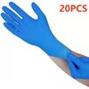 20/50/100PCS Blue Nitrile Disposable Gloves Household Cleaning Gloves Non-Sterile Working Kitchen Gloves Powder & Latex Free