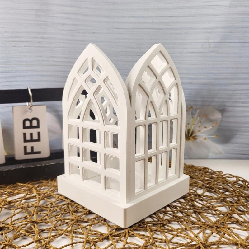 Gothics Styles Flexible Silicone Mold for Crafting Supplies Candle Holders and Home Decorative Wall Plaques Daily Use