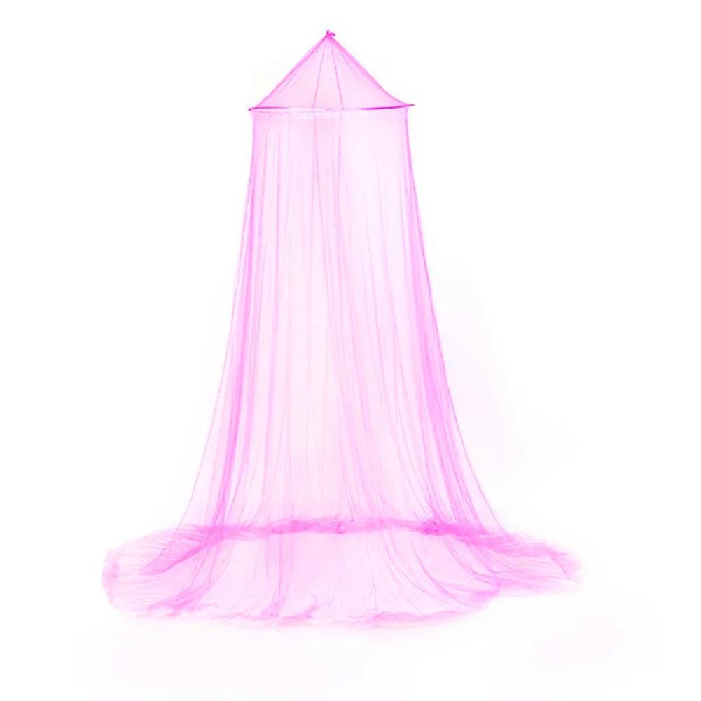 Hanging Mosquito Net Princess Dome Foldable Bed Cover Hanging Fly Proof Net Protective Bed Tent Floor Mosquito Net Bed Tent