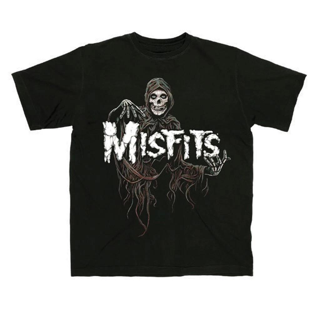 Men s Misfits Mystic Fiend T-shirt Small Black XXXL