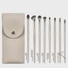15-Piece Soft-Bristled Eyeshadow Brush Set: Ideal for Beginners, Includes Nose Shadow, Smudge, Detail, and Eyeliner Brushes.