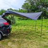 General Bat Wing SUV Side Awning 2.8x3.8m Triple Black-Coated 99% Waterproof Car Shelter for Camping with Mounting Kit