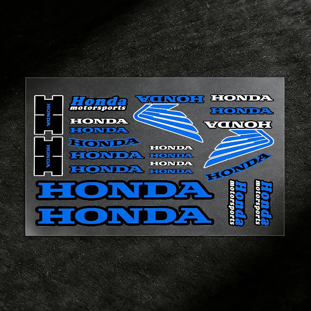 ZLQ4  For HONDA Stickers Moto Sticker Auto Body Bumper Windows Motorcycle Laptop Walls Vinyl Decal Car Tuning Accessories
