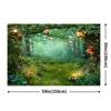1pc Magic Forest Fairy Tale Background Butterfly and Lantern Design Modern Style No Need for Electricity