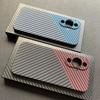 Matte Hard Case For Huawei Nova 11 Case PC Carbon Fiber Texture Pattern Phone Cover For Nova 11 Pro Funda Slim Ultra Thin Bumper