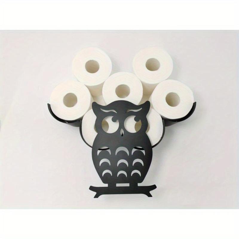 

1 шт. Деревенский держатель для туалетной бумаги в виде осьминога Стильная настенная полка для хранения Компактный органайзер с быстрой установкой красный