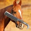 1Pcs Aluminum Alloy Horse Grooming Brush Mane Tail Bristle Riding Brush  Horse Cleaning Tool