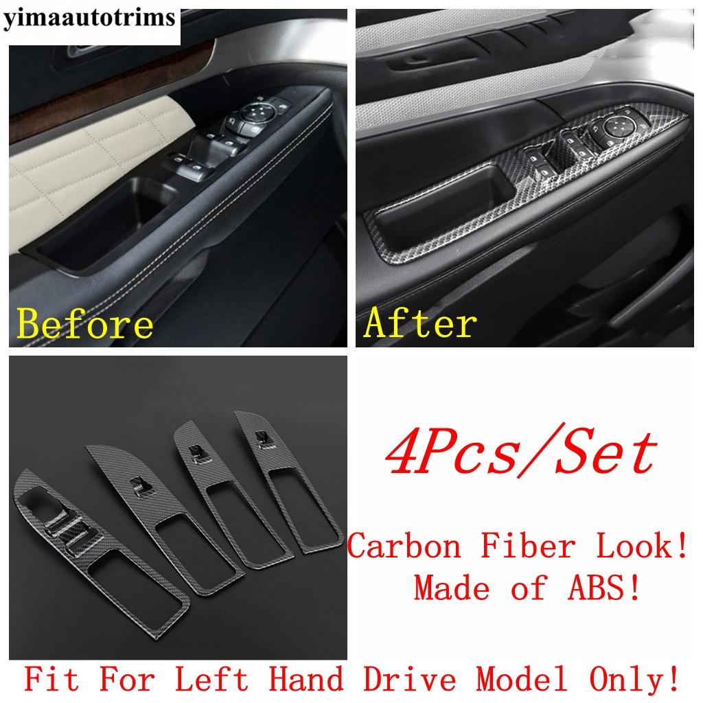 Steering Wheel / Pillar A Frame / Glove Box / Gear Shift Panel / Window Lift Cover Trim Accessories For Ford Explorer 2016 -2018