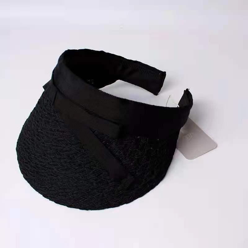 

Женская шляпа от солнца с широкими полями в японском и корейском стиле - Свежая, милая, дышащая, идеально подходит для путешествий на открытом воздухе и пляжа. Adjustable чёрный