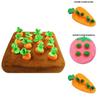 Soft Carrot Plush Toy For Early Education And Pet Chewing Play